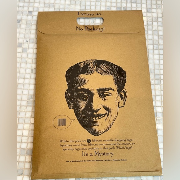 Trader Joe's Mystery Reusable State Themed Bags SEALED - 3 packs, 9 bags total - Picture 3 of 4